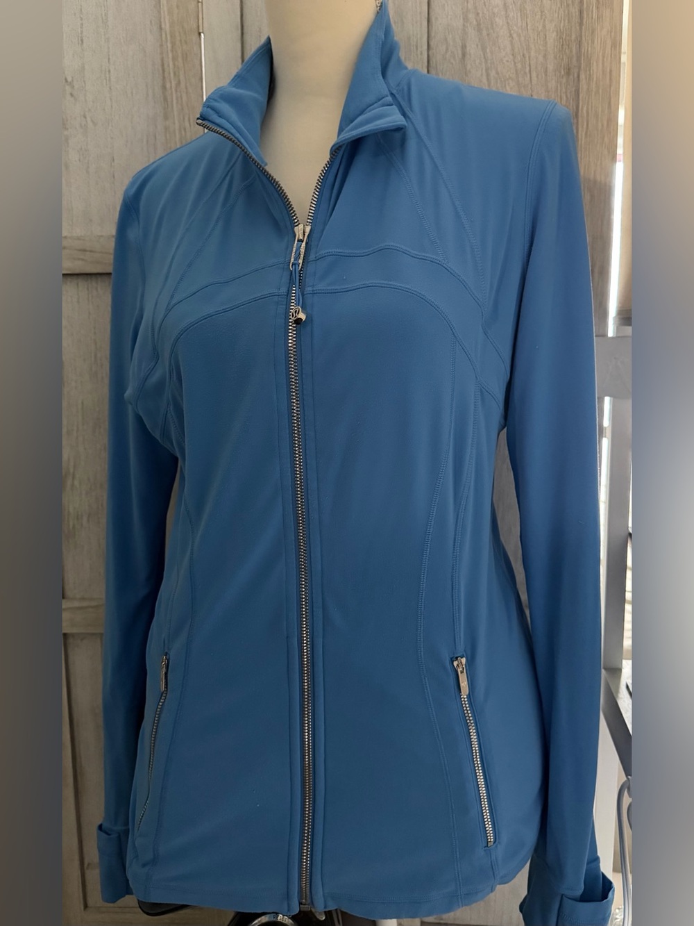 Lululemon Define Jacket Pool Party Silver Zipper